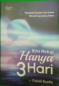 Image of Kita Hidup Hanya 3 Hari