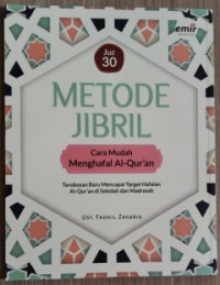 Image of Metode Jibril: Cara Mudah Menghafal Al-Qur'an Juz 30